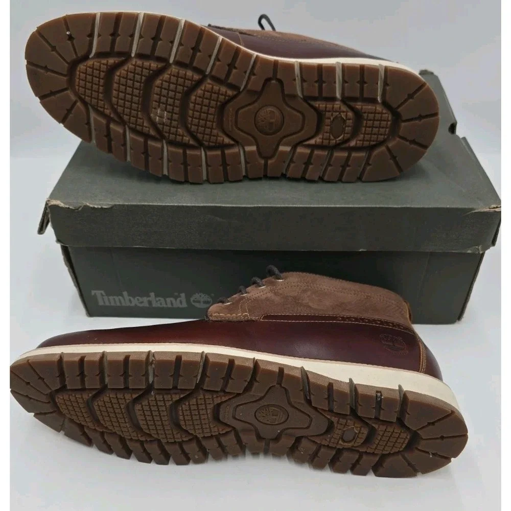 Timberland Mens BRITTON Chukka Boot Shoe Wheat Leather Waterproof 11